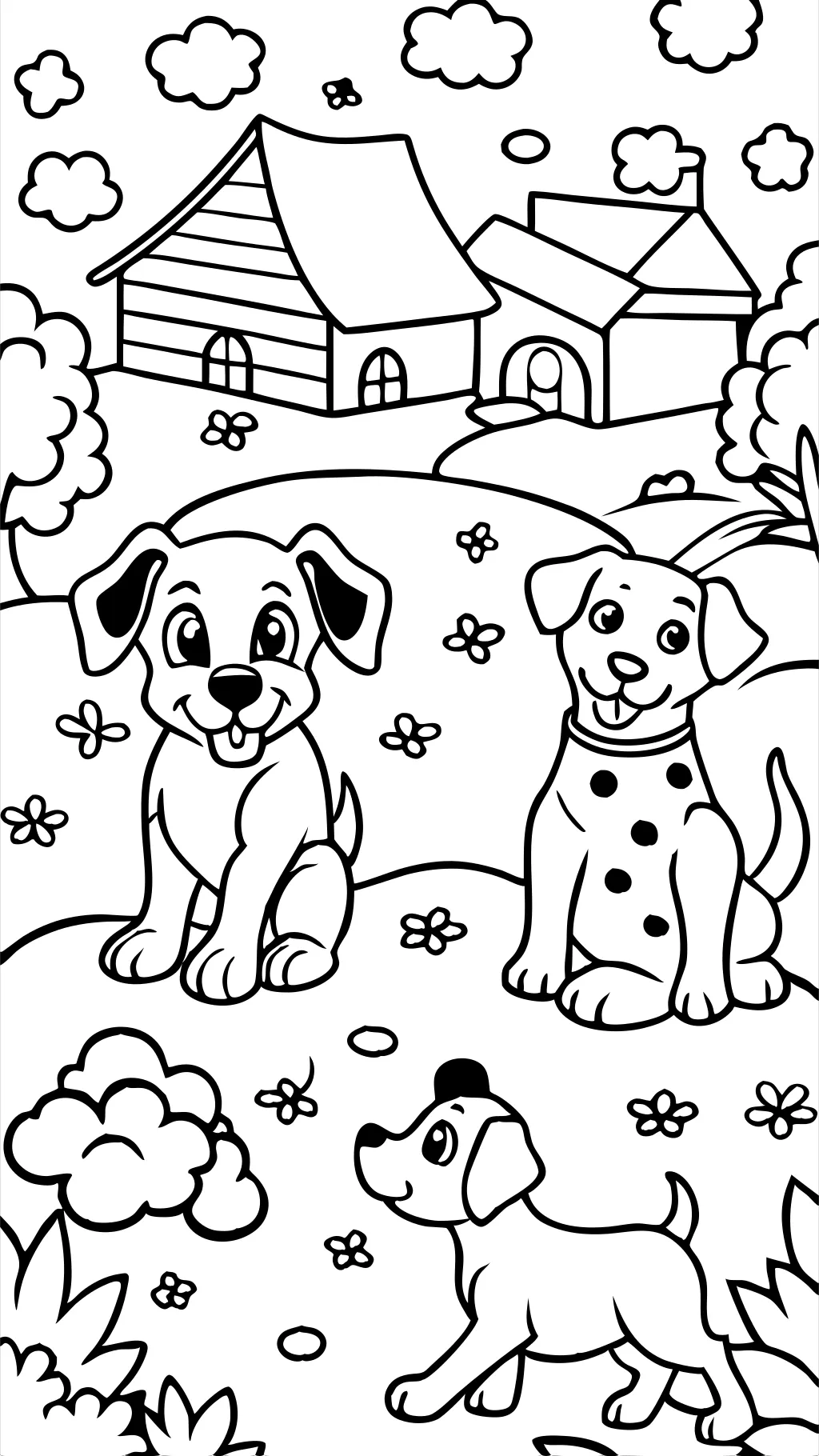 101 dalmatiens coloriage